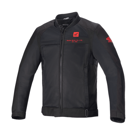 Chamarra textil Honda Luc v2 Air - negra/rojo