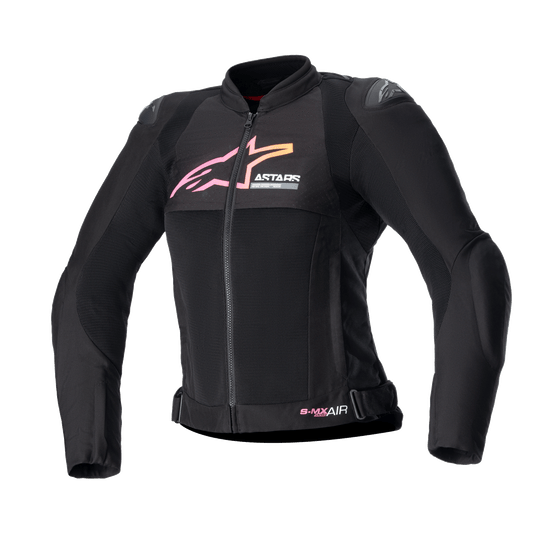 Chamarra Alpinestars para mujer Stella SMX Air - Negro/Amarillo/Rosa