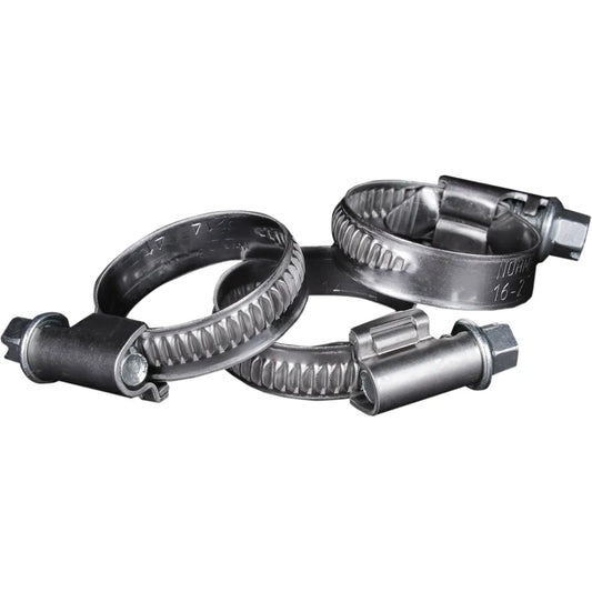 Hose Clamps - 16-27 mm - 3-Pack