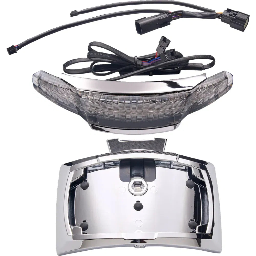 Luz trasera y soporte para matrícula latitude con lightstrike™