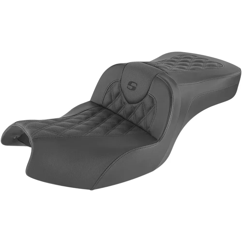 Roadsofa™ Seat -Lattice Stitched - Black - Indian