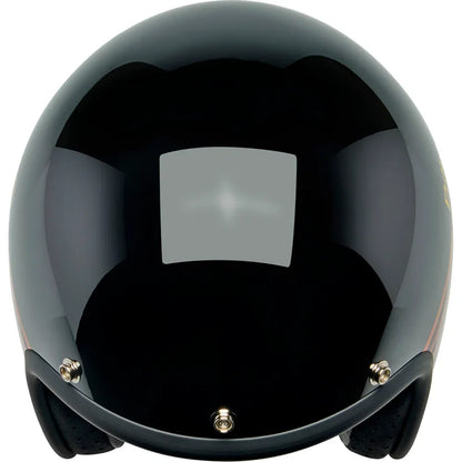 Casco bonanza lightspeed negro brillante/naranja/amarillo