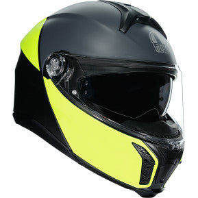 Casco AGV Tourmodular  Balance - Negro/Amarillo Fluo/Gris