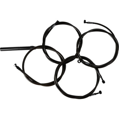 Kit completo de cable de manillar/línea de freno trenzado midnight, estándar