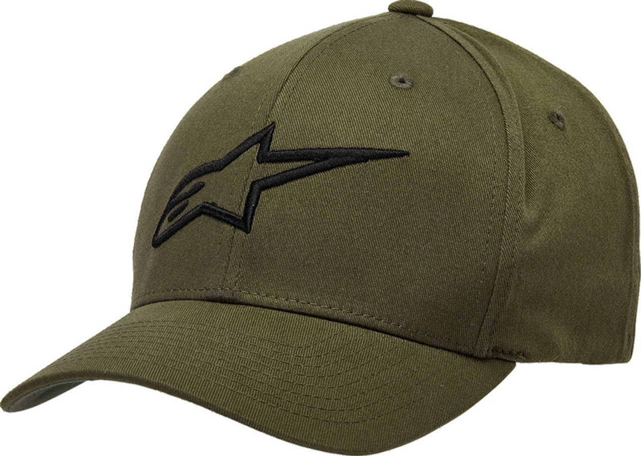 Gorra Alpinestars Ageless Curve - Verde Militar/Negro