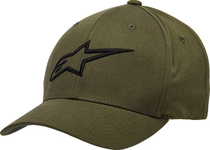 Gorra Alpinestars Ageless Curve - Verde Militar/Negro
