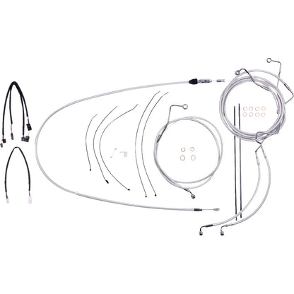 Kit de instalación de manillar de diseñador Sterling Chromite II® - Kit de instalación de manillar de diseñador Sterling Chromite II® - 15"-17" - FLHR '21-'22