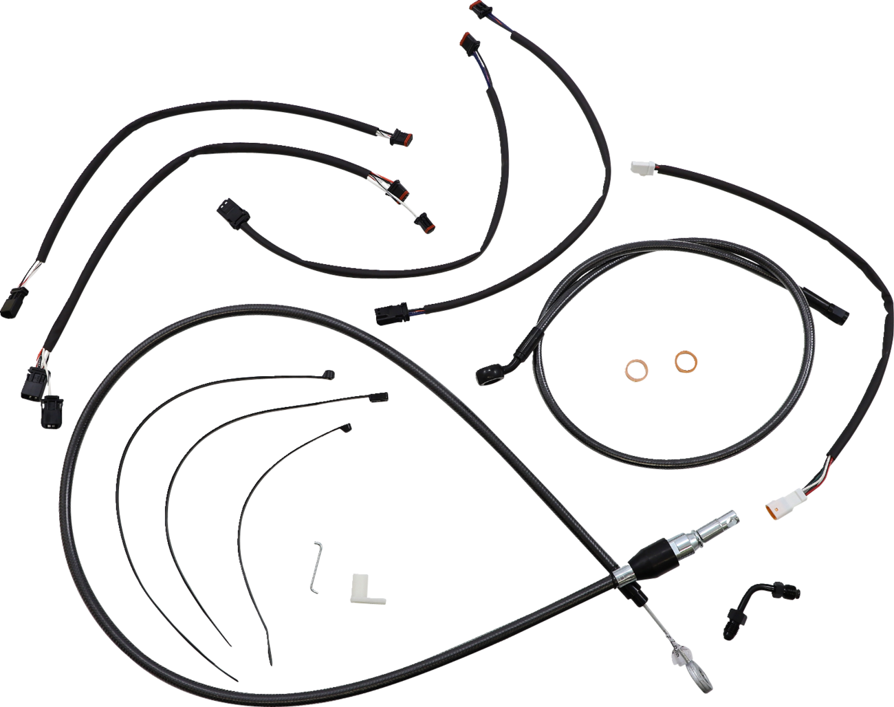 Kit de instalación de manillar de diseño Black Pearl™ - Kit de instalación de manillar de diseño Black Pearl™ - 12"-14" - FX '18-'24