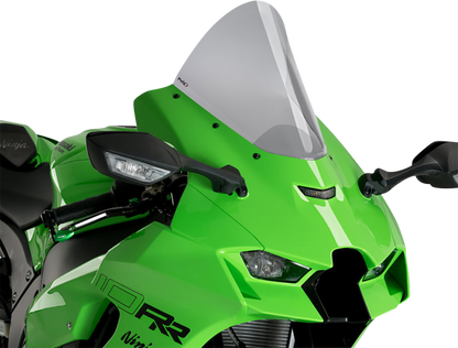 Parabrisas R-Racer - Parabrisas de carrera - 12-1/2" - Ahumado - Ninja ZX-10R