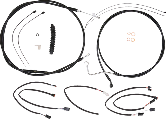 Kit de instalación de manillar XR - Kit de instalación de manillar XR - Colgadores Ape de 12"-14" - FLHRXS '21-'24 - Negro