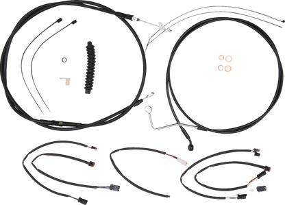 Kit de instalación de manillar XR - Kit de instalación de manillar XR - Colgadores Ape de 12"-14" - FLHRXS '21-'24 - Negro