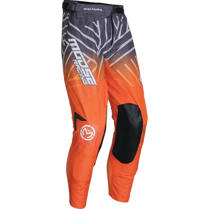 Pantalones Sahara - Pantalones Sahara - Gris/Naranja - US 28