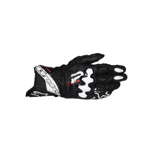 Guantes de piel Alpinestars GP Plus R V3 - negro/blanco
