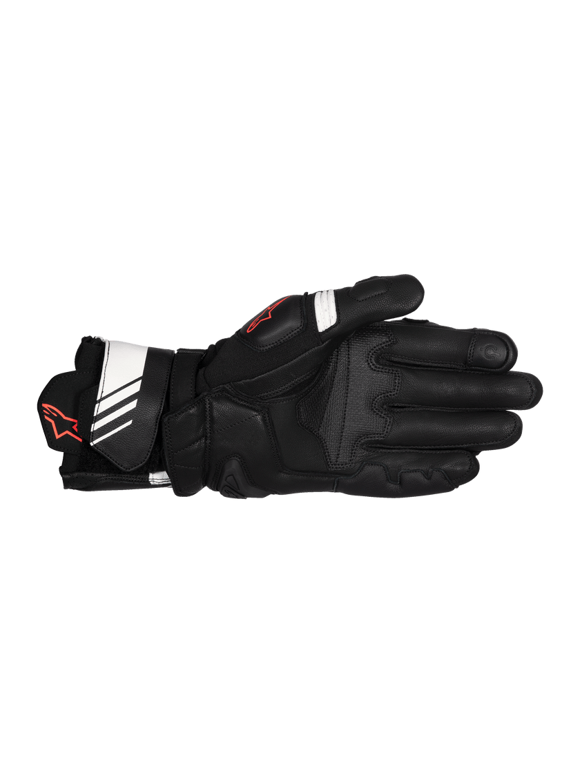 Guantes de piel Alpinestars GP Plus R V3 - negro/blanco/rojo