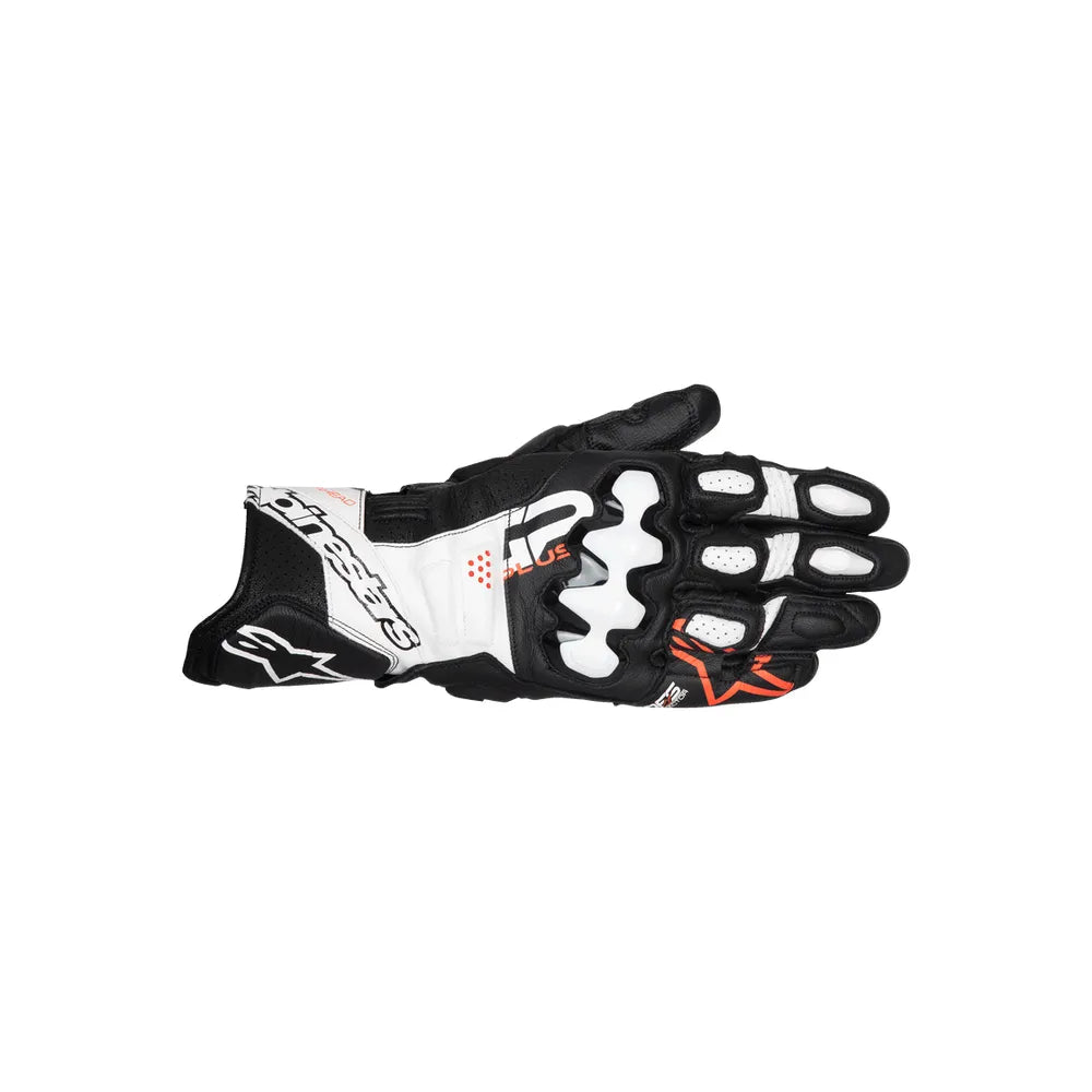 Guantes de piel Alpinestars GP Plus R V3 - negro/blanco/rojo