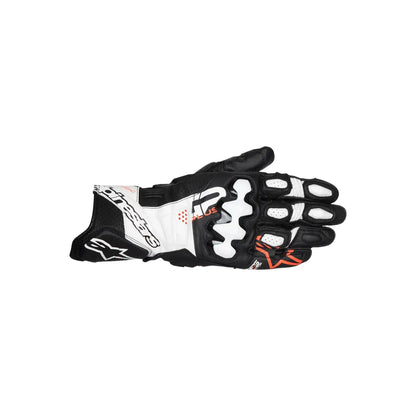 Guantes de piel Alpinestars GP Plus R V3 - negro/blanco/rojo