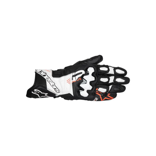 Guantes de piel Alpinestars GP Plus R V3 - negro/blanco/rojo