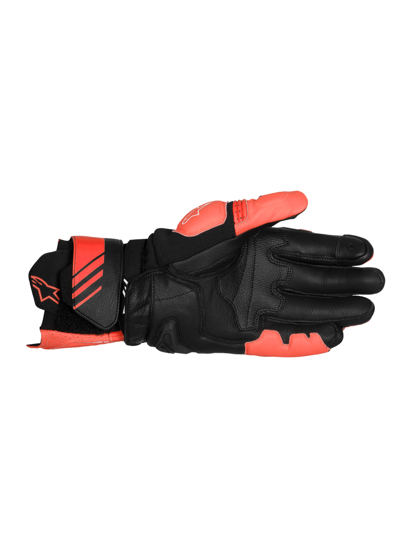 Guantes de piel Alpinestars GP Plus R V3 - naranja/rojo/negro