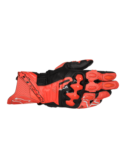 Guantes de piel Alpinestars GP Plus R V3 - naranja/rojo/negro