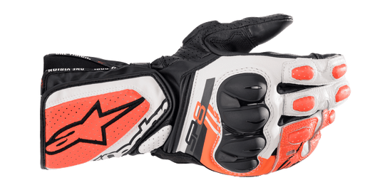 Guantes Alpinestars SP-8 V3 - Negro/Blanco/Rojo