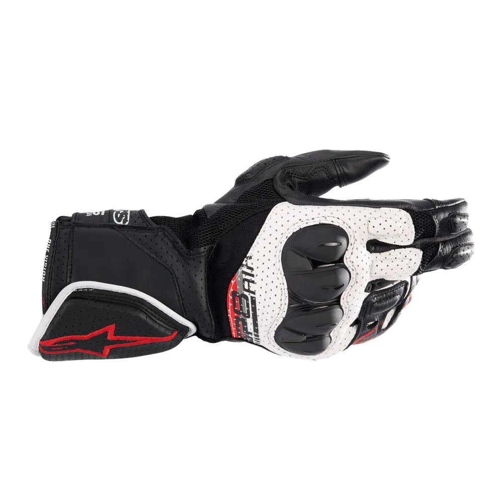 Guantes Alpinestars SP-8 V3 - Negro/Blanco/Rojo
