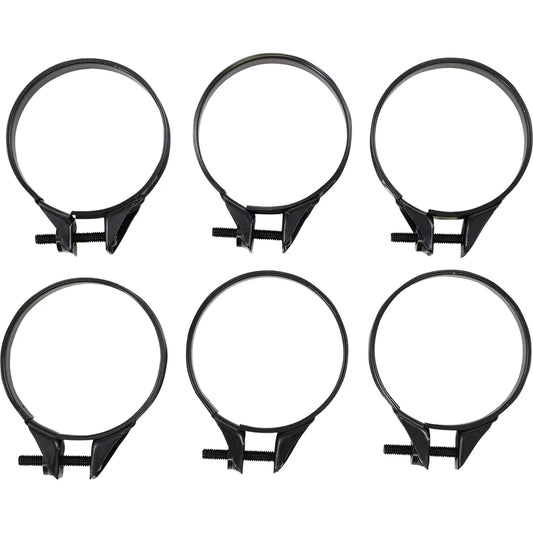 Carburetor Clamps - 49-51 mm - 6-Pack