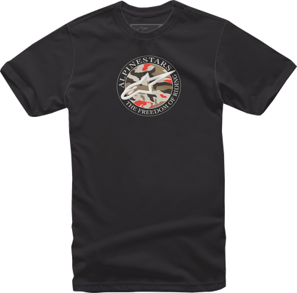 Camiseta de camuflaje con puntos