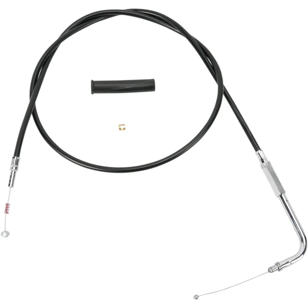 Cable de acelerador/ralentí de vinilo negro