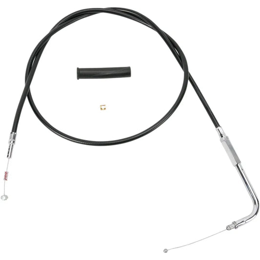 Cable de acelerador/ralentí de vinilo negro