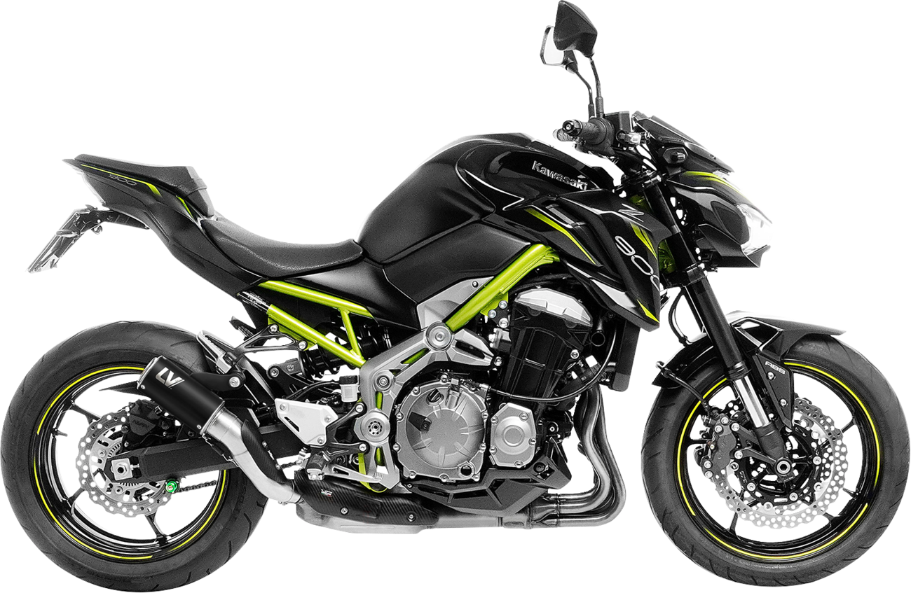 Silenciador Slip-On LV Corsa S Black Edition - Silenciador Slip-On LV Corsa S Black Edition - Kawasaki Z 900