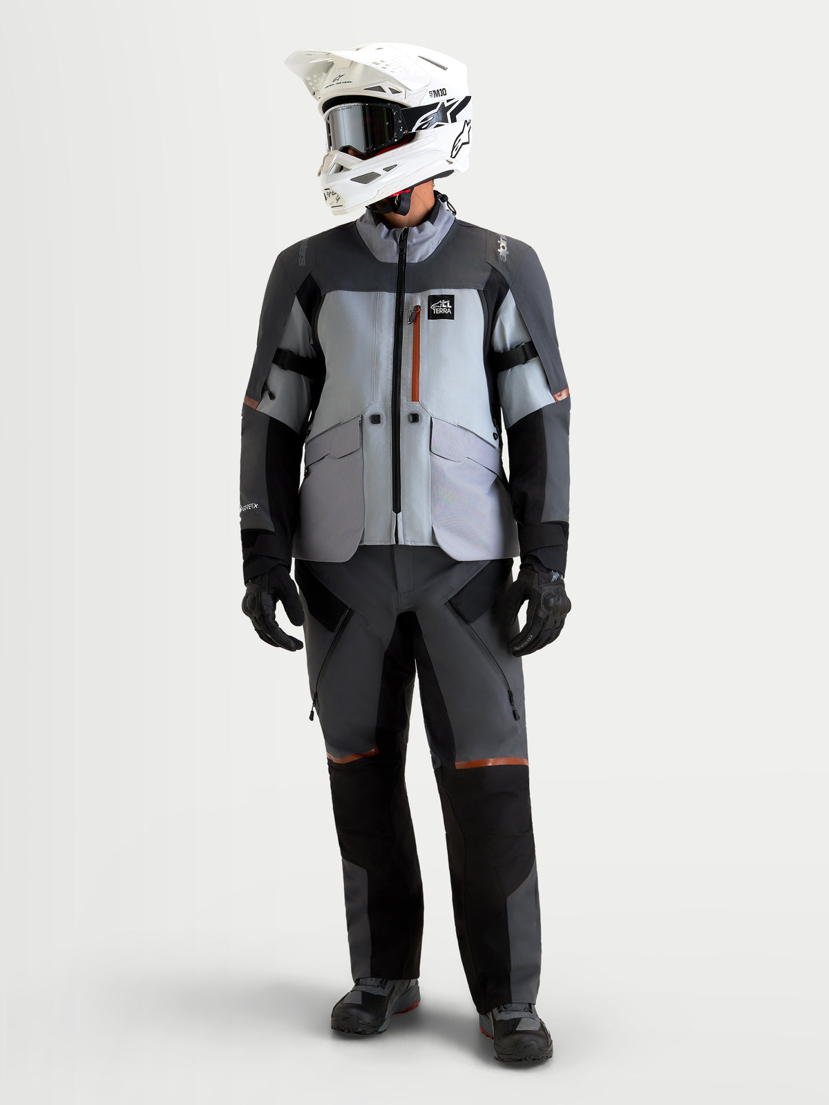 Chamarra Alpinestars ST-7 V2 Gore-Tex® Mid Gray/Deep Gray/Black