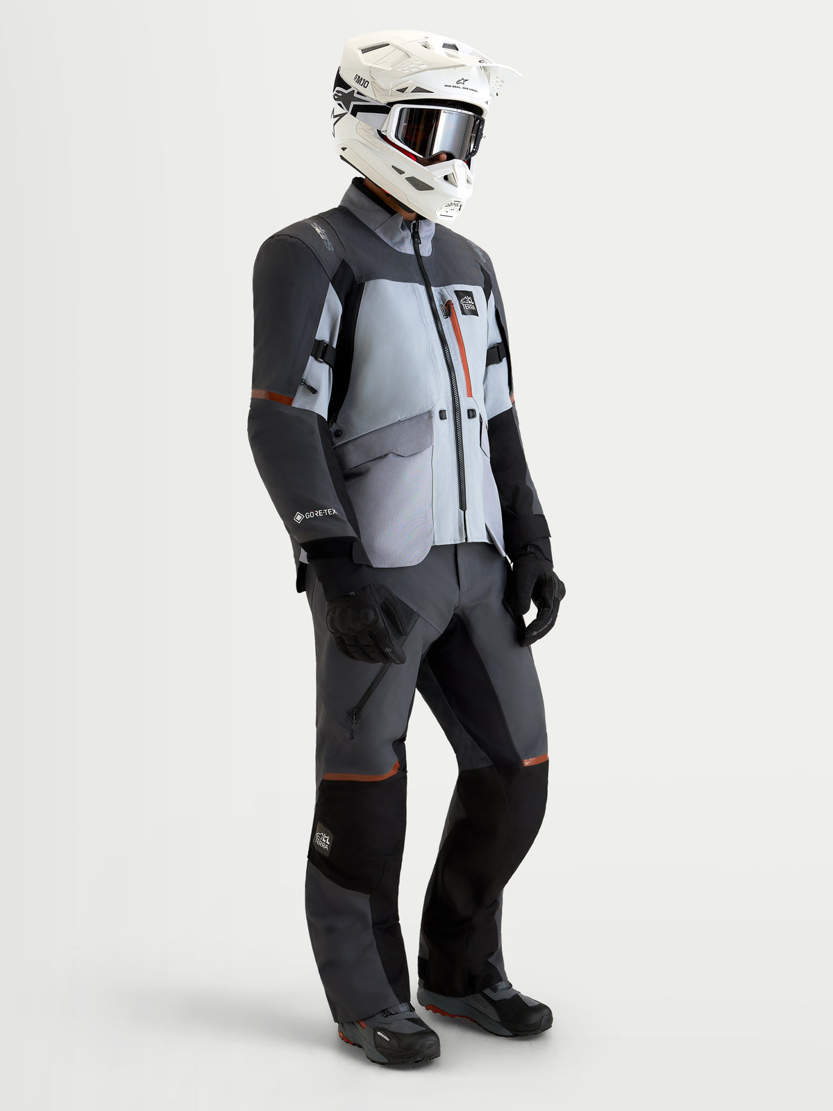 Chamarra Alpinestars ST-7 V2 Gore-Tex® Mid Gray/Deep Gray/Black