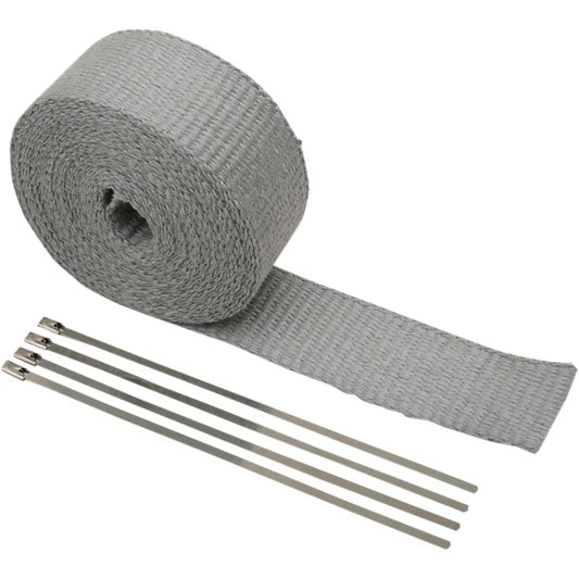 Exhaust Wrap Kit - Silver - 2x25