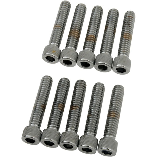 Tornillos allen estriado 1/4-20 X 1 1/4" cromo