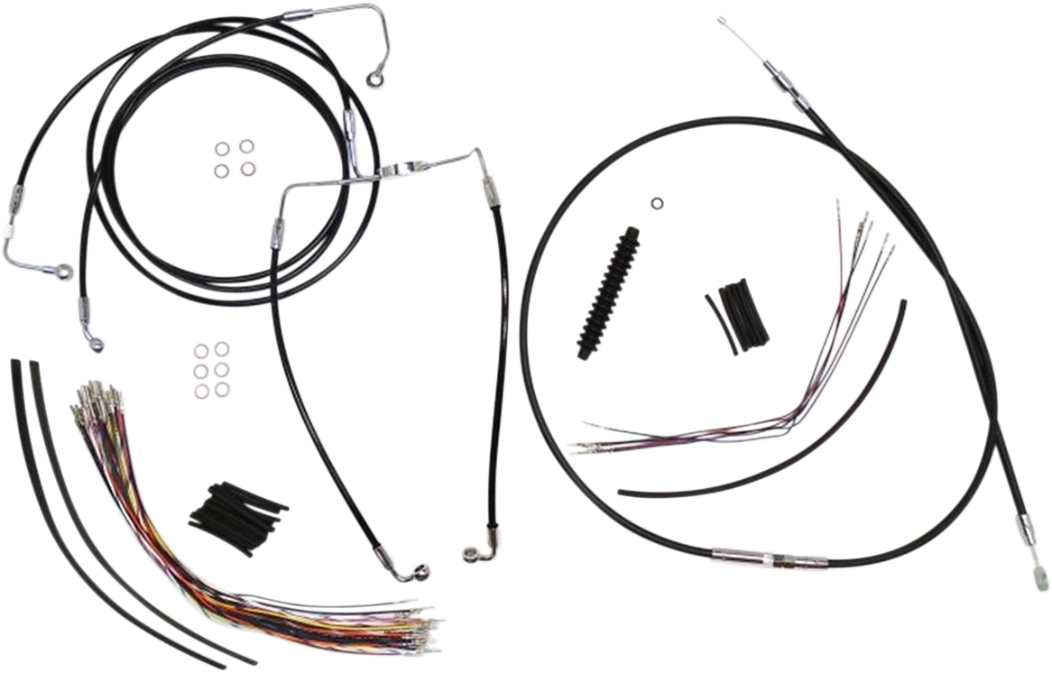 Kit de instalación de manillar XR - Kit de instalación de manillar XR - Colgadores Ape de 12"-14" - FLH '08-'13 - Negro