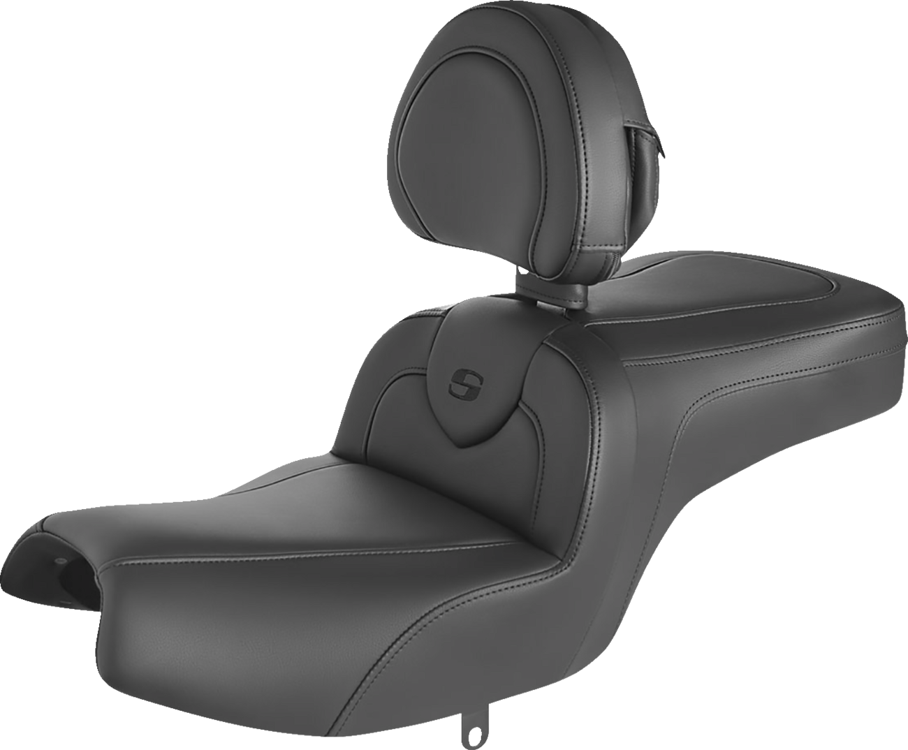 Asiento RoadSofa™ - Asiento RoadSofa™ - con respaldo - Negro/Costuras negras - Challenger/Pursuit '20-'24
