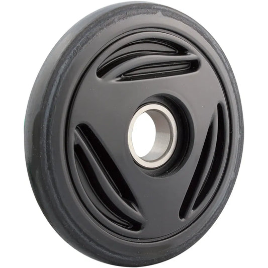 Idler Wheel with Bearing 6205-2RS - Black - Group - 135 mm OD x 1" ID