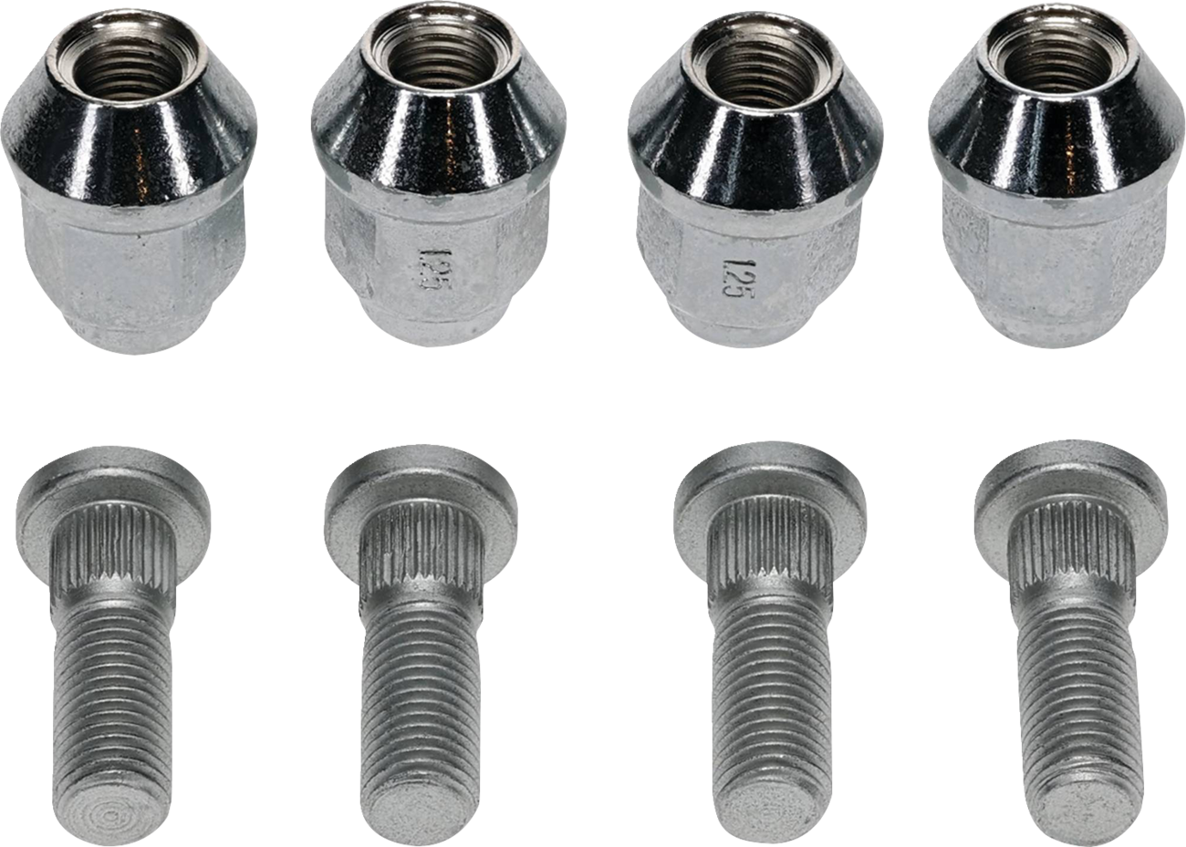 Kit de pernos/tuercas de rueda - Kit de pernos/tuercas de rueda - Delantero/Trasero | Trasero Izquierdo - KingQuad 400/500/750