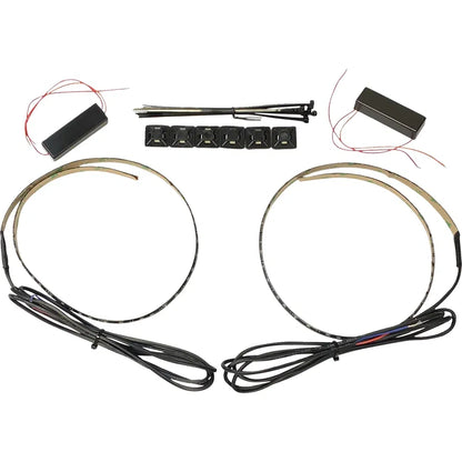 Tiras led auxiliares de disparo lateral de doble intensidad