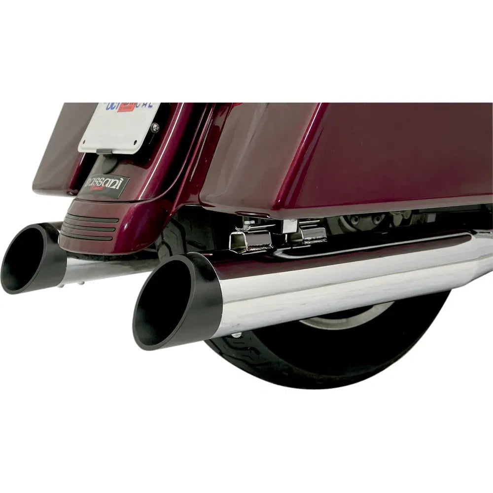 4" End Cap - Black - Slash