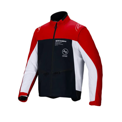 Chamarra Alpinestars Lite-Dura Softshell - negro/rojo/blanco