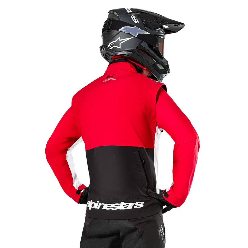 Chamarra Alpinestars Lite-Dura Softshell - negro/rojo/blanco
