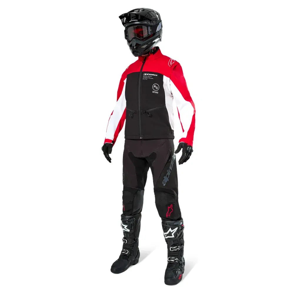 Chamarra Alpinestars Lite-Dura Softshell - negro/rojo/blanco
