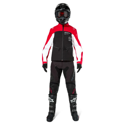 Chamarra Alpinestars Lite-Dura Softshell - negro/rojo/blanco