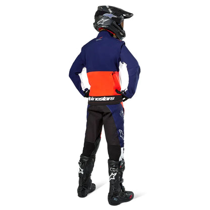 Chamarra Alpinestars Lite-Dura Softshell - azul/naranja/blanco
