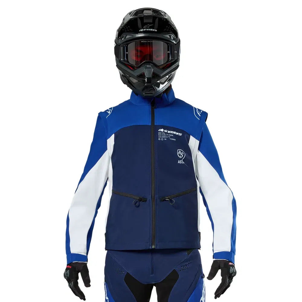 Chamarra Alpinestars Lite-Dura Softshell - marino/azul/blanco