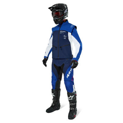Chamarra Alpinestars Lite-Dura Softshell - marino/azul/blanco