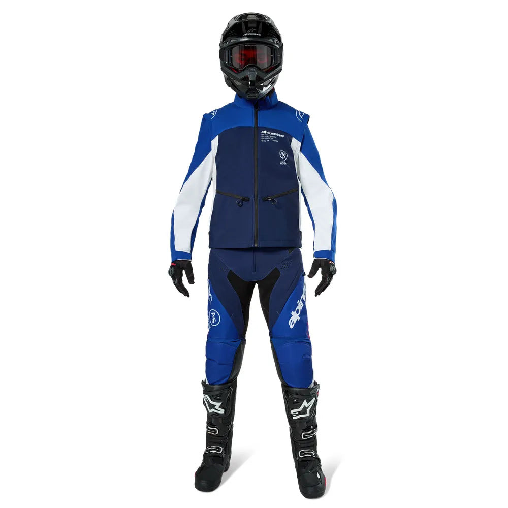 Chamarra Alpinestars Lite-Dura Softshell - marino/azul/blanco
