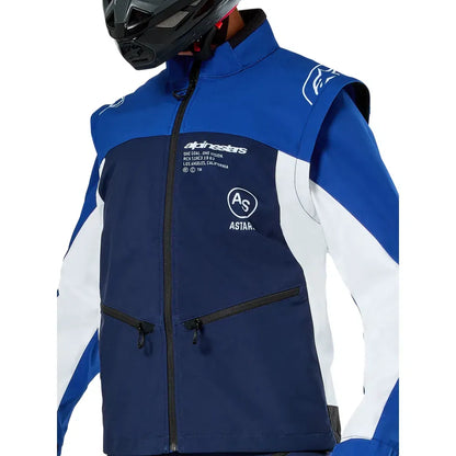 Chamarra Alpinestars Lite-Dura Softshell - marino/azul/blanco