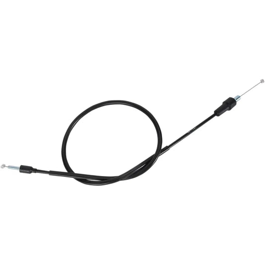 Cable del acelerador de vinilo negro.